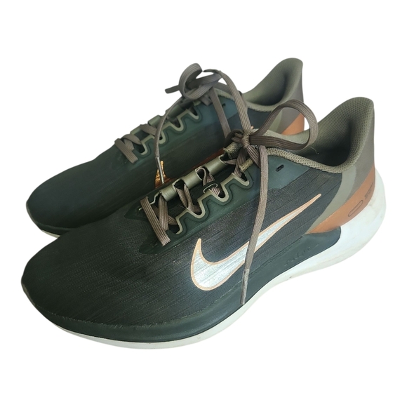 Nike Renew Ride 3 Running Shoes Green White Tan Size 8 - Picture 3 of 7